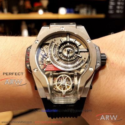 Perfect Replica Hublot MP-09 Tourbillon Bi-Axis 49mm Watch 909.NX.1120.RX